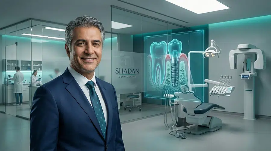 خدمات ایمپلنت کلینیک دندانپزشکی شادان